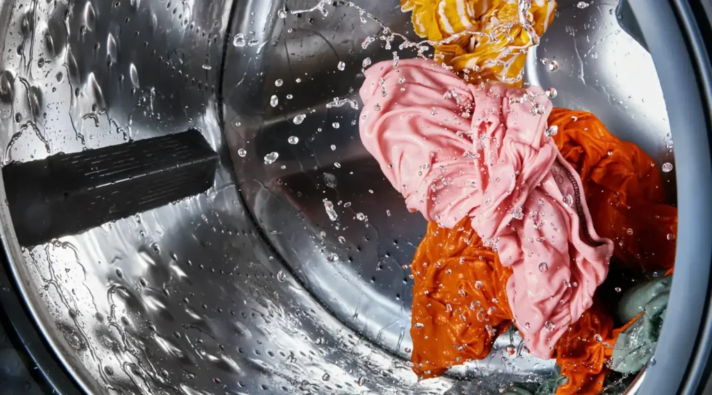 get laundry detergent stains out of clothes