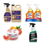 Best cleaner for granite countertops featuring four cleaning products