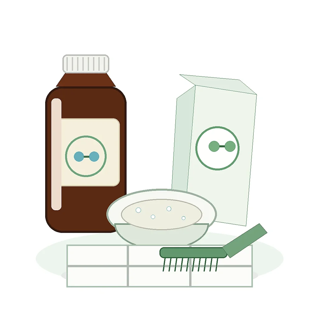 Mix hydrogen peroxide and baking soda for cleaning grout