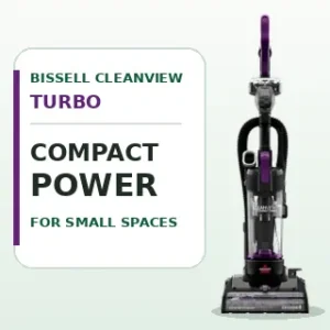 BISSELL CleanView Compact Turbo upright vacuum for small spaces