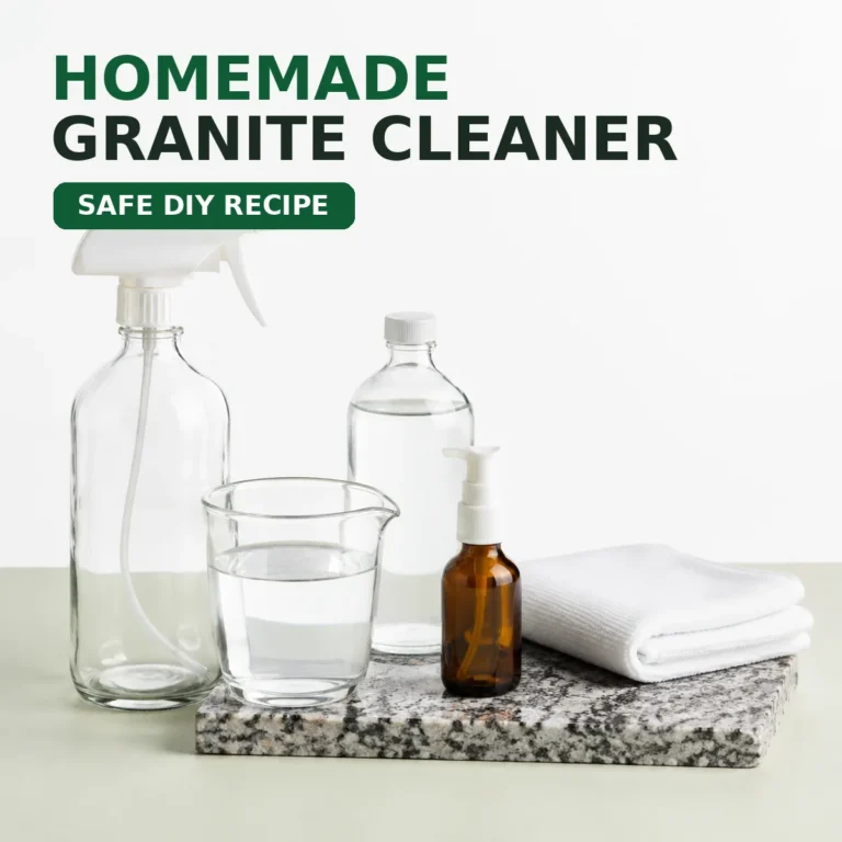 Homemade Cleaner for Granite: Safe DIY Recipe That Really Works