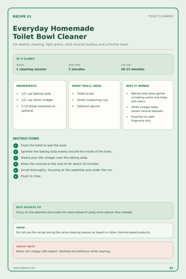 100 DIY Cleaning Recipes