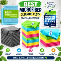 Best microfiber cleaning cloth options for household cleaning